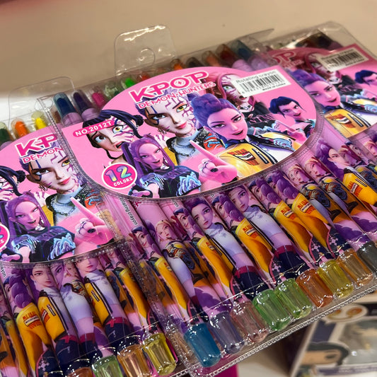 K-Pop Rolling Crayons Twistable