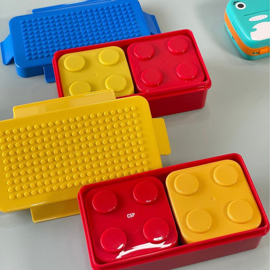 Block and Bites - Perfect Leakproof, BPA Free Bricks Snackbox