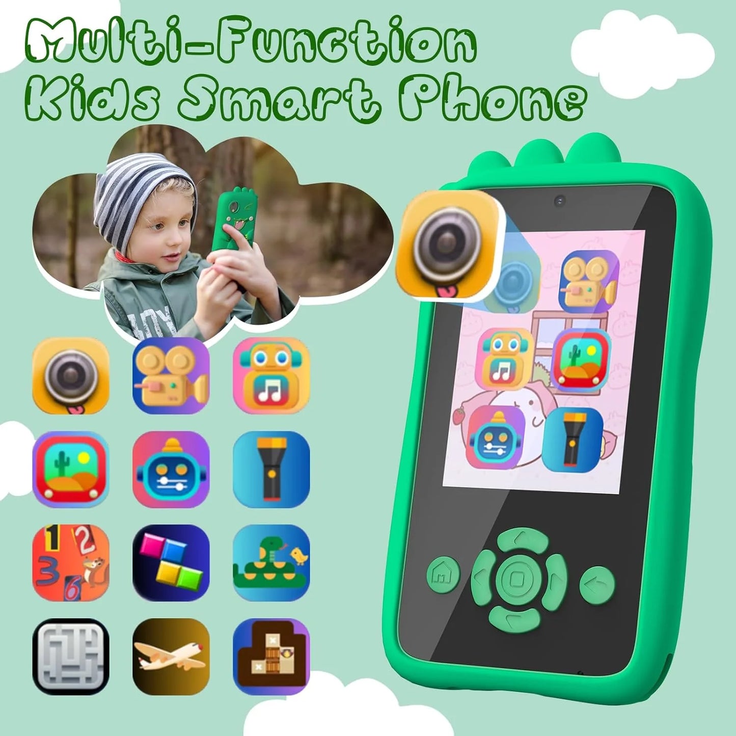 Kids Smartphone - Camera, Games, Music, Fun !!