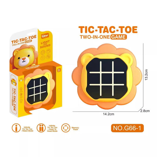 3D Animal Shaped Electronic Tic Tac Toe & Memory Game