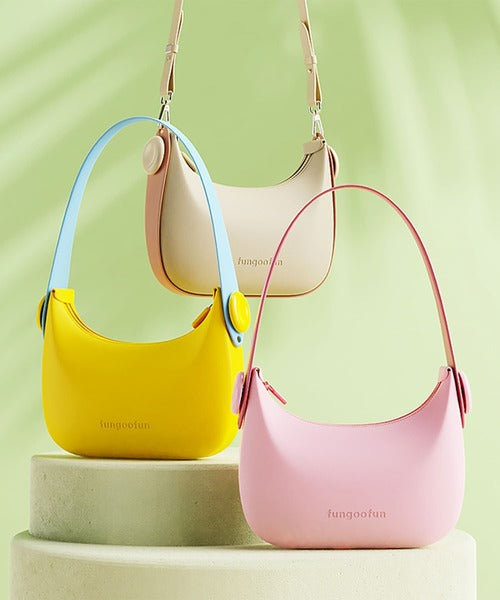 【EEUN】Half Moon Shoulder Bag Fungoofun - Half Moon Shoulder Bag – Viaana Kids Store