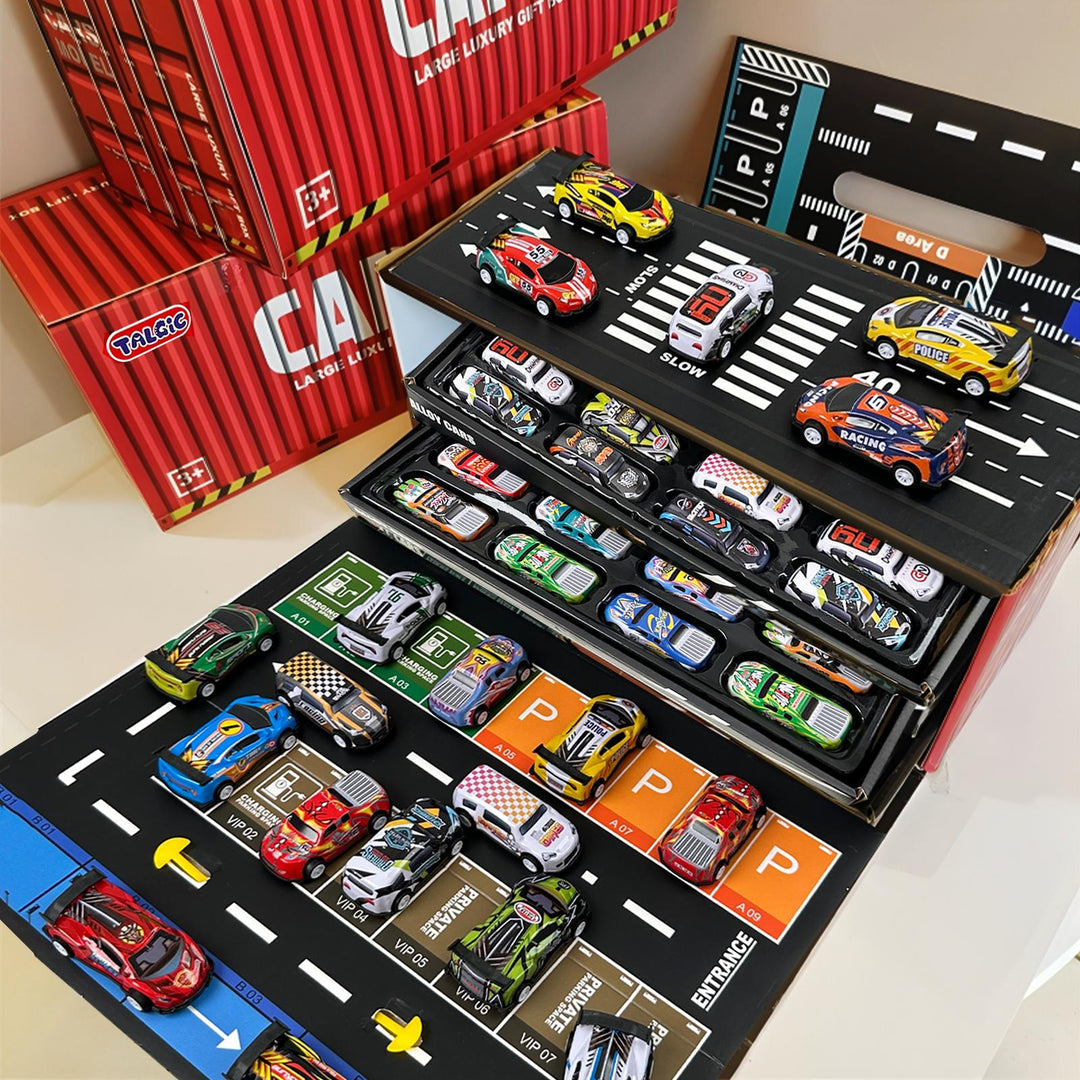 Cars - Large Luxury Gift Box | 48pcs Alloy Car