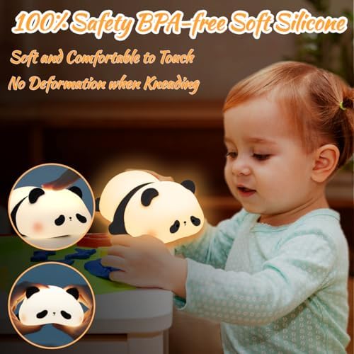 Super Cute Panda - Silicone Night Lamp