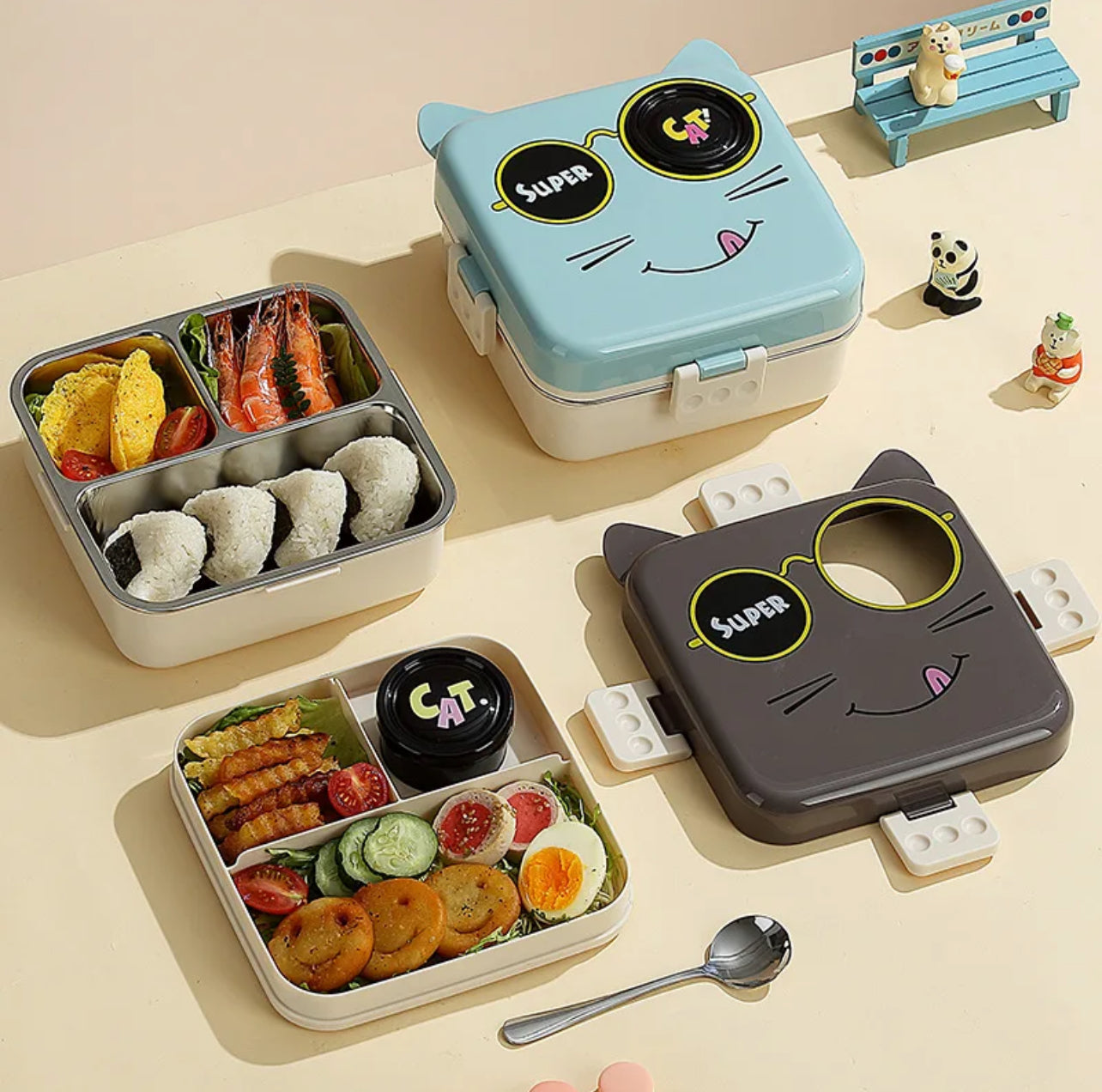 Cat Eye - Spill Free Steel Lunch Box