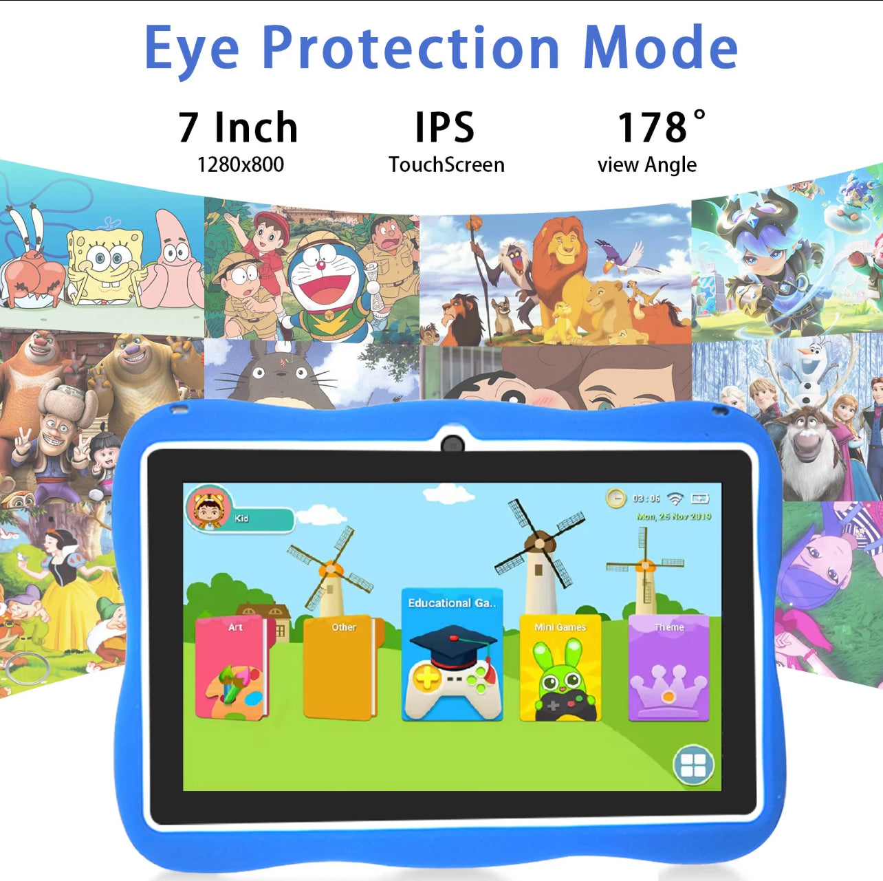 LearnTab - 7” Kids Learning Tablet| Parental Control | WiFi