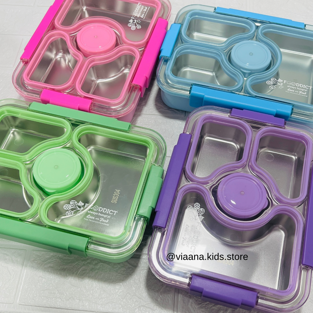 Transfer Proof - 4 Compartments Lunchbox | 1020ml