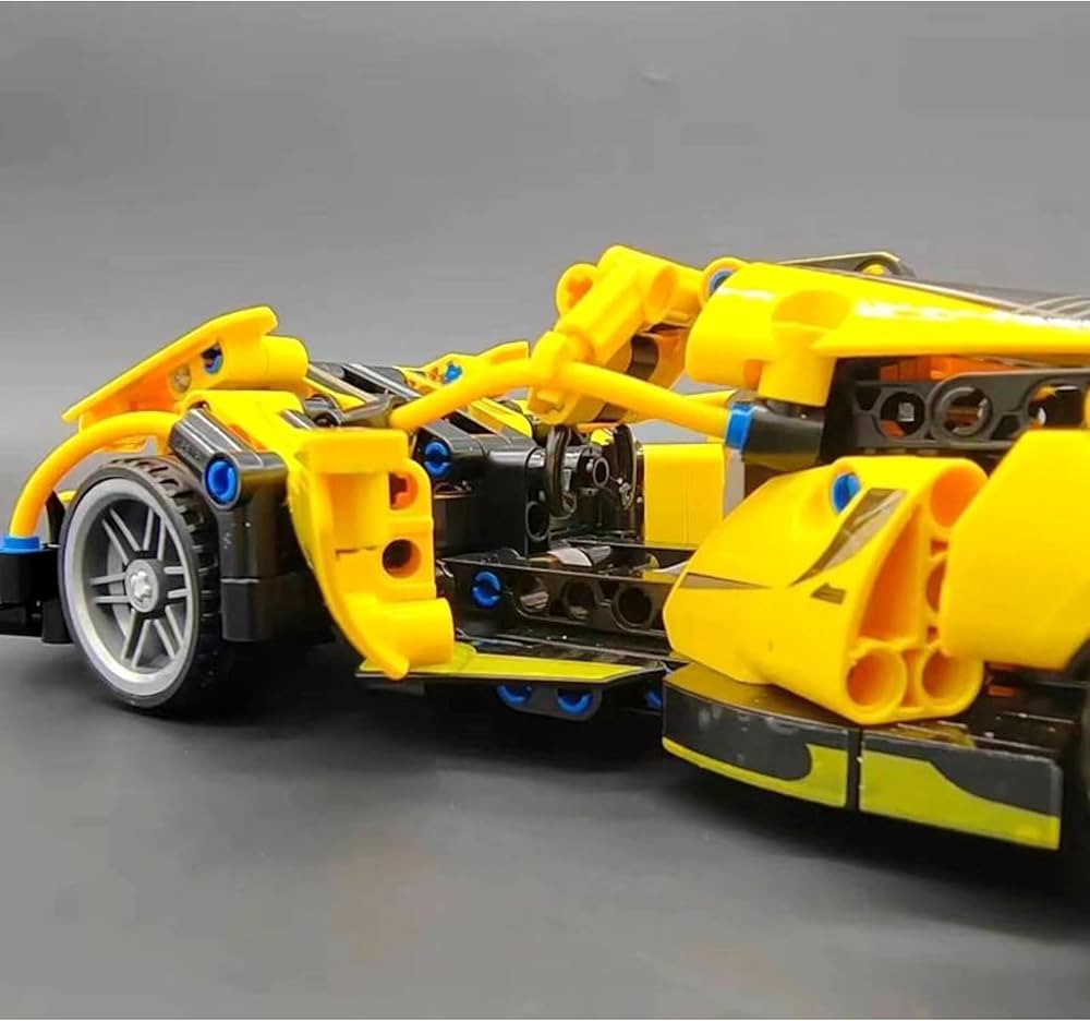 Supercar - DIY Realistic Blocks | Pull Back Car