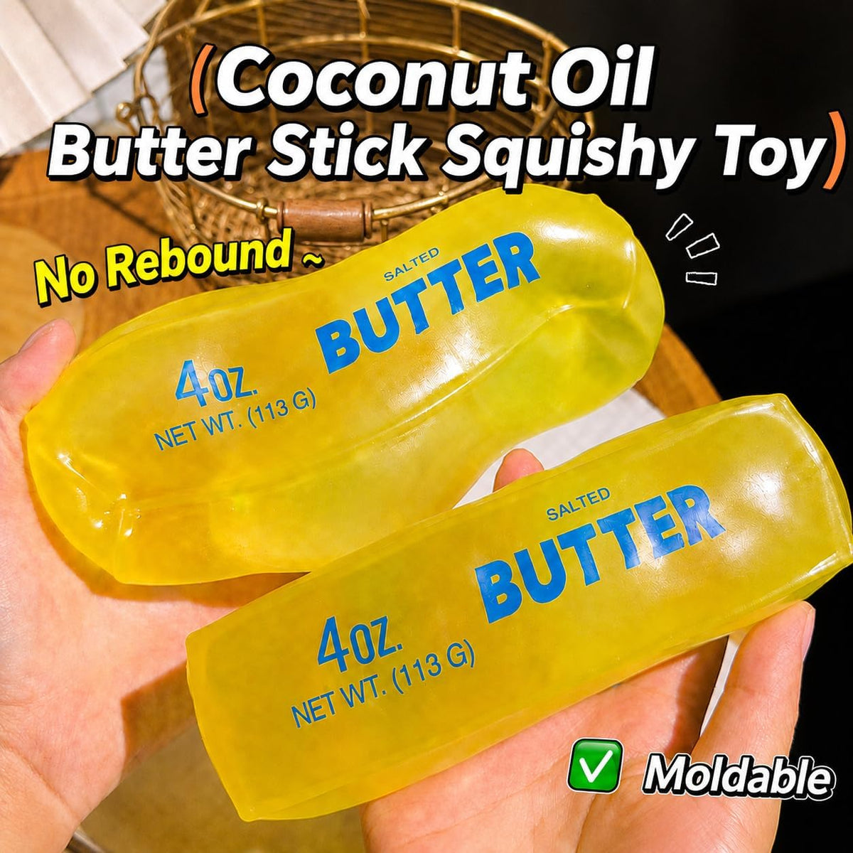 Vaseline Butter Squishy Toy - Coconut Oil