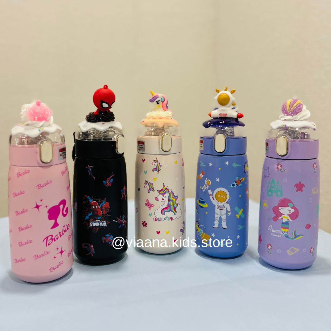 3D Insulated Bottle with Cartoon | 450ml