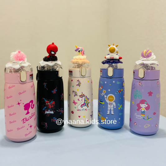 3D Insulated Bottle with Cartoon | 450ml