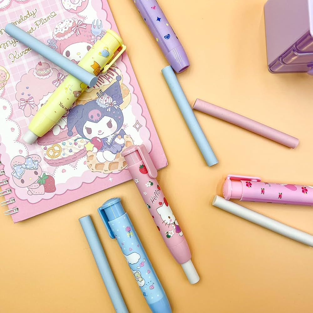 Kawaii-Sanrio - Push Pen Erasers