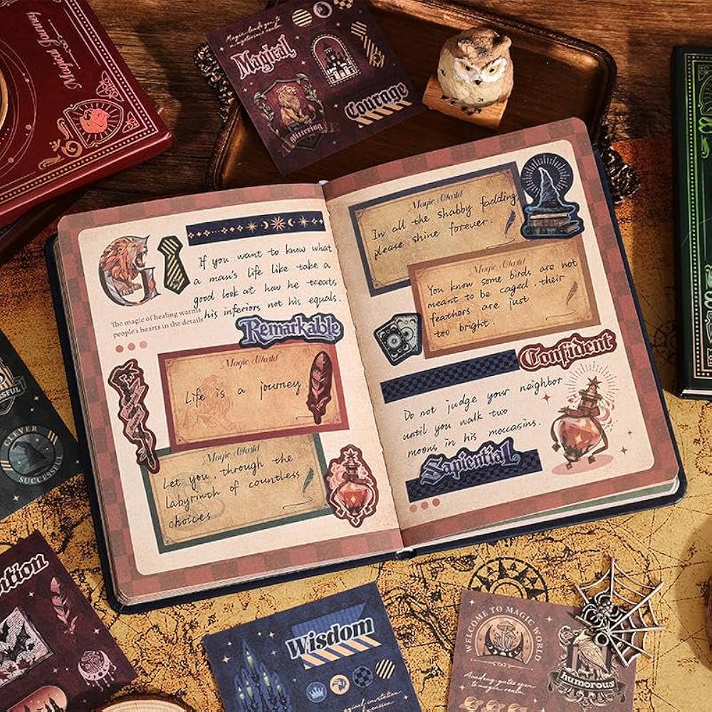 Magic Theme Vintage Journal Gift Set