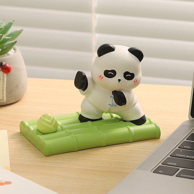 Kung Fu Panda Phone Holder | Cute Desk Accessory