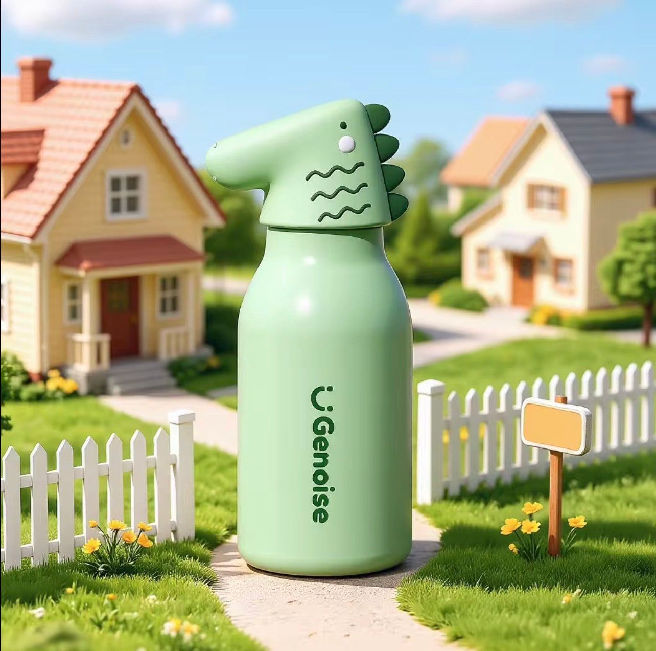 Genoise - 3D Animal Steel Bottle