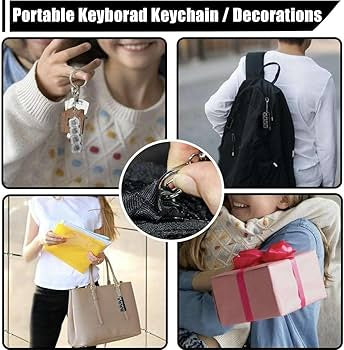Keyboard Fidget - Trendy Keychain Set