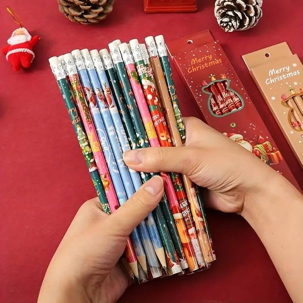 Christmas Pencils - 12pcs