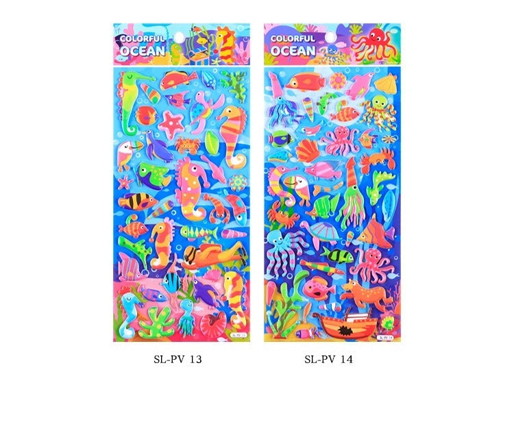 Sea World - 3D Decorative Stickers