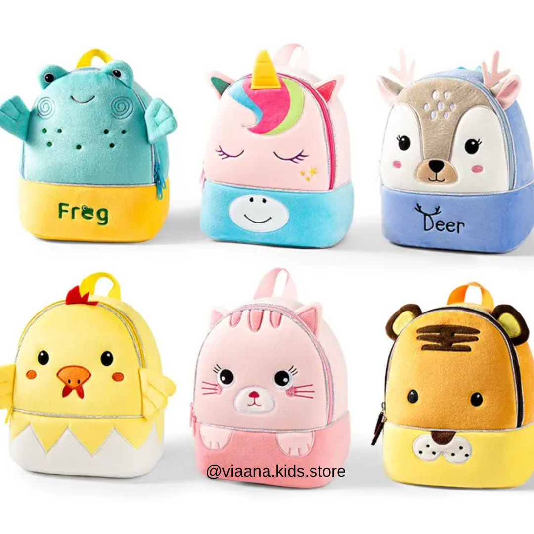 Cute Mini Plush Backpacks for Toddlers/Kindergartens