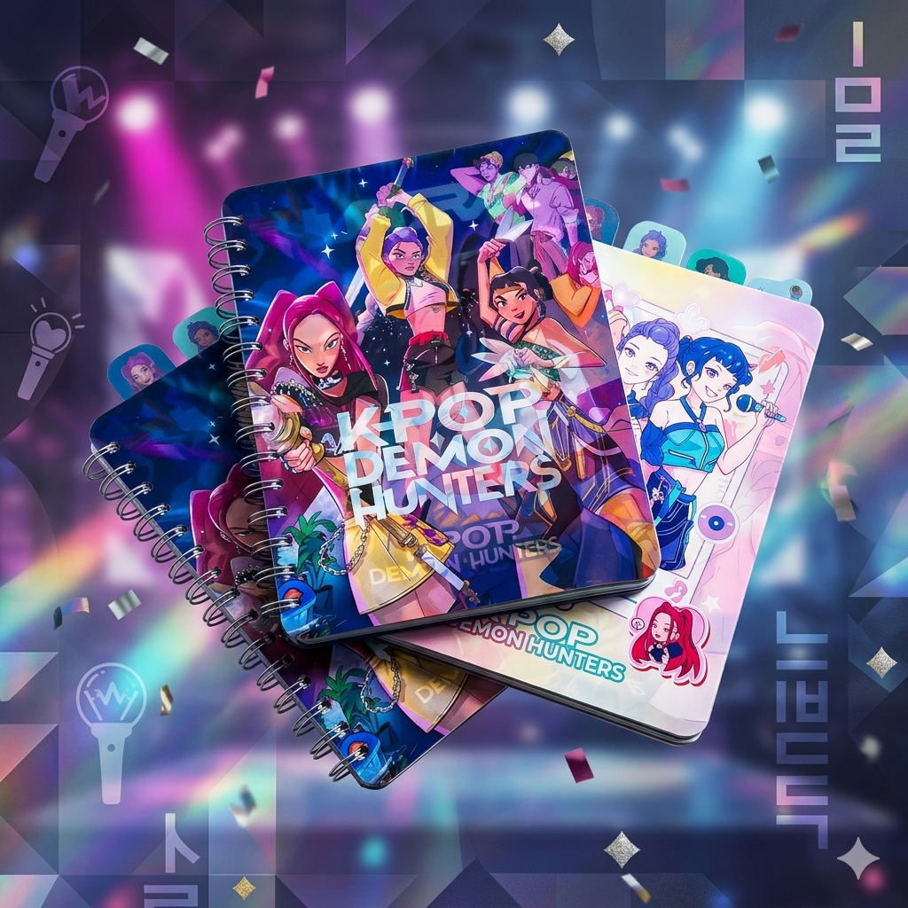 K-Pop - Huntrix Holographic Notebook