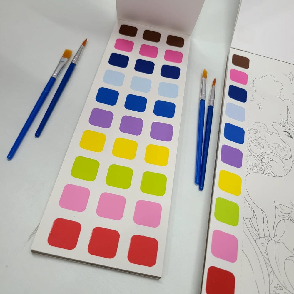 Watercolour Colouring Book - 20 pages