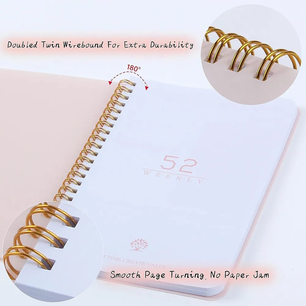 Weekly Planner - Undated Yearly Planning Book