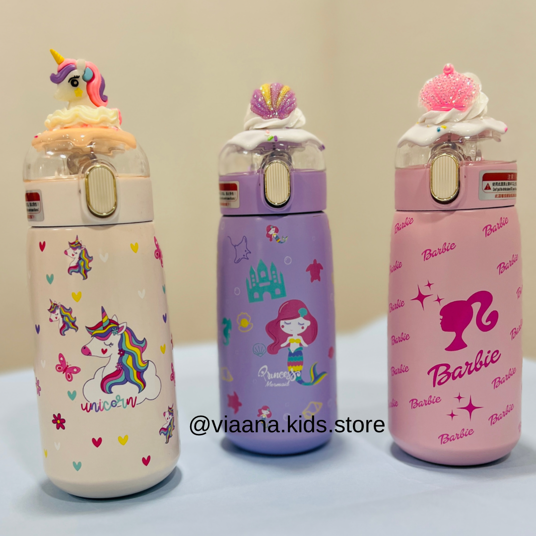 3D Insulated Bottle with Cartoon | 450ml