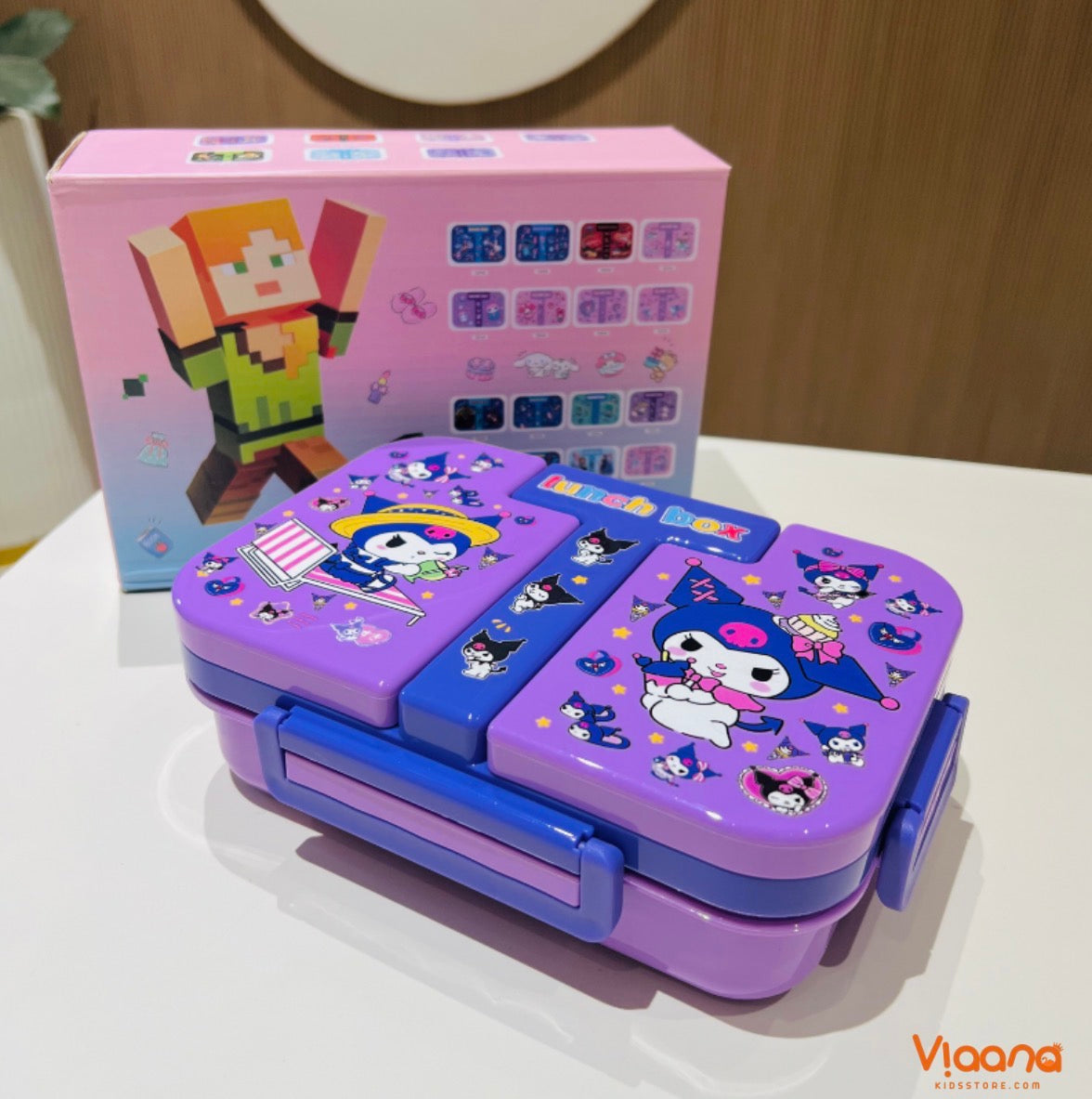 Mini Meal - 3 Grid Spill Free 600ml Lunchbox