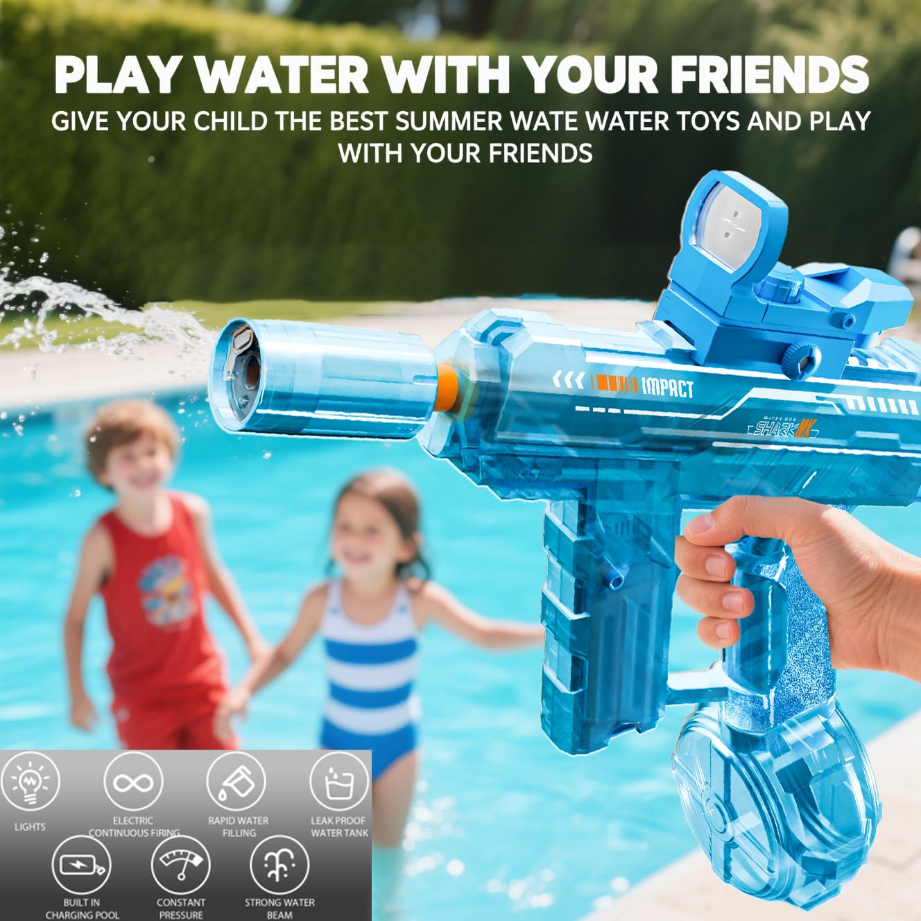 Uzi - Electronic Automatic Water Gun