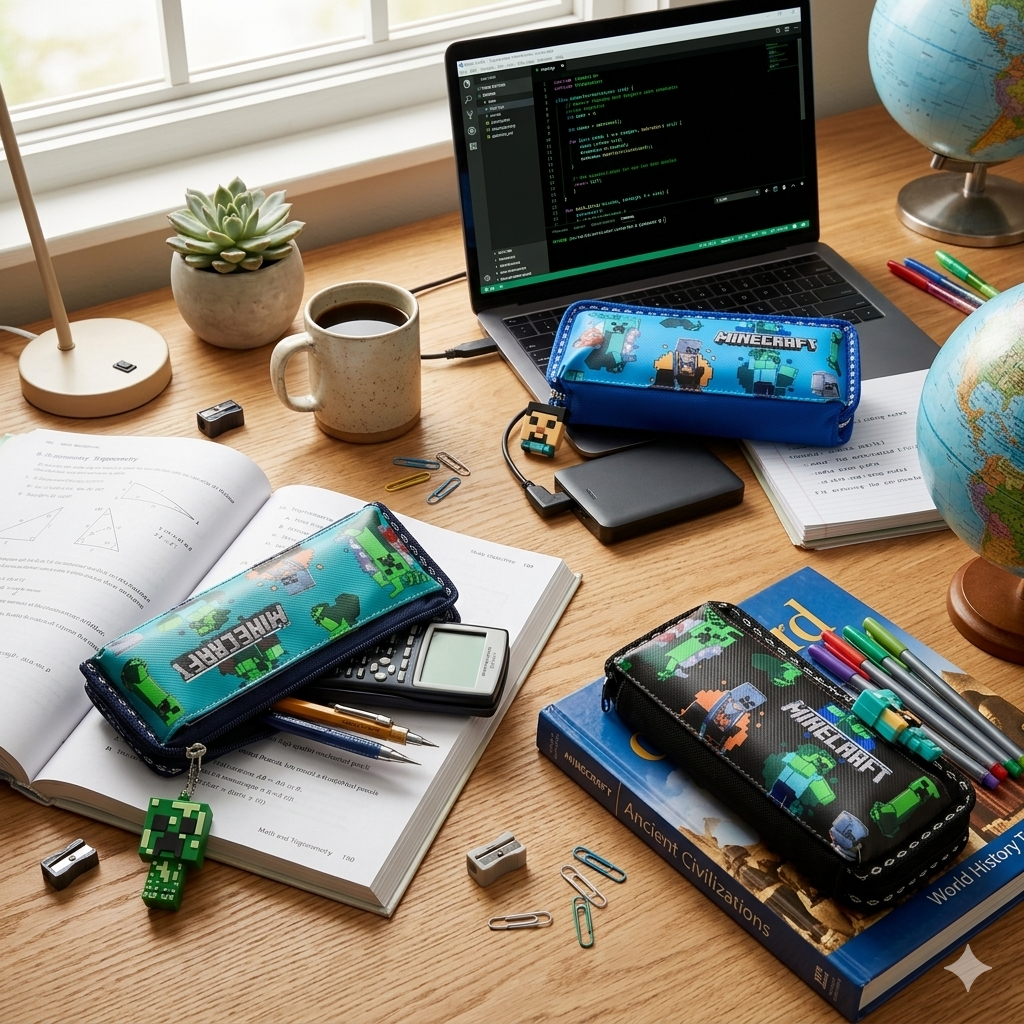 Minecraft Pencil Pouch