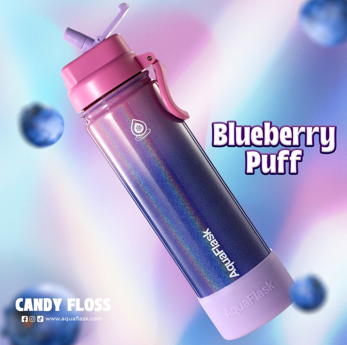 AquaFlask - Candy Floss with Silicone Boot | 22oz