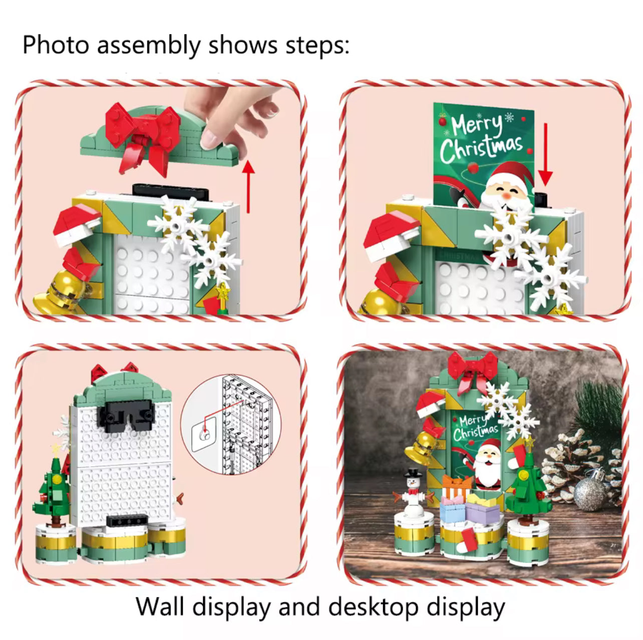 Christmas Bricks - Photo Frame | 268pcs
