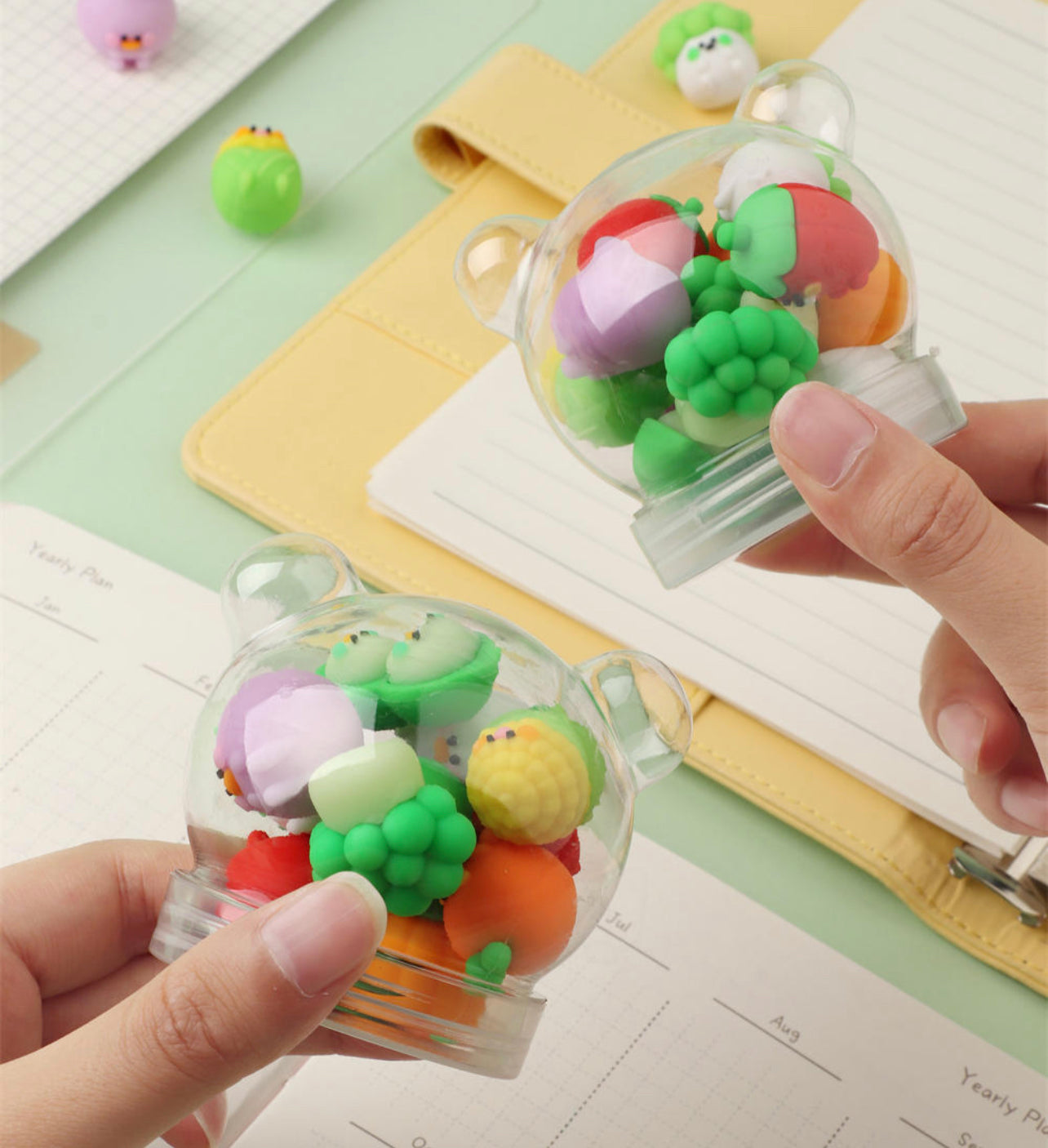 3D Farm Erasers - 12pcs