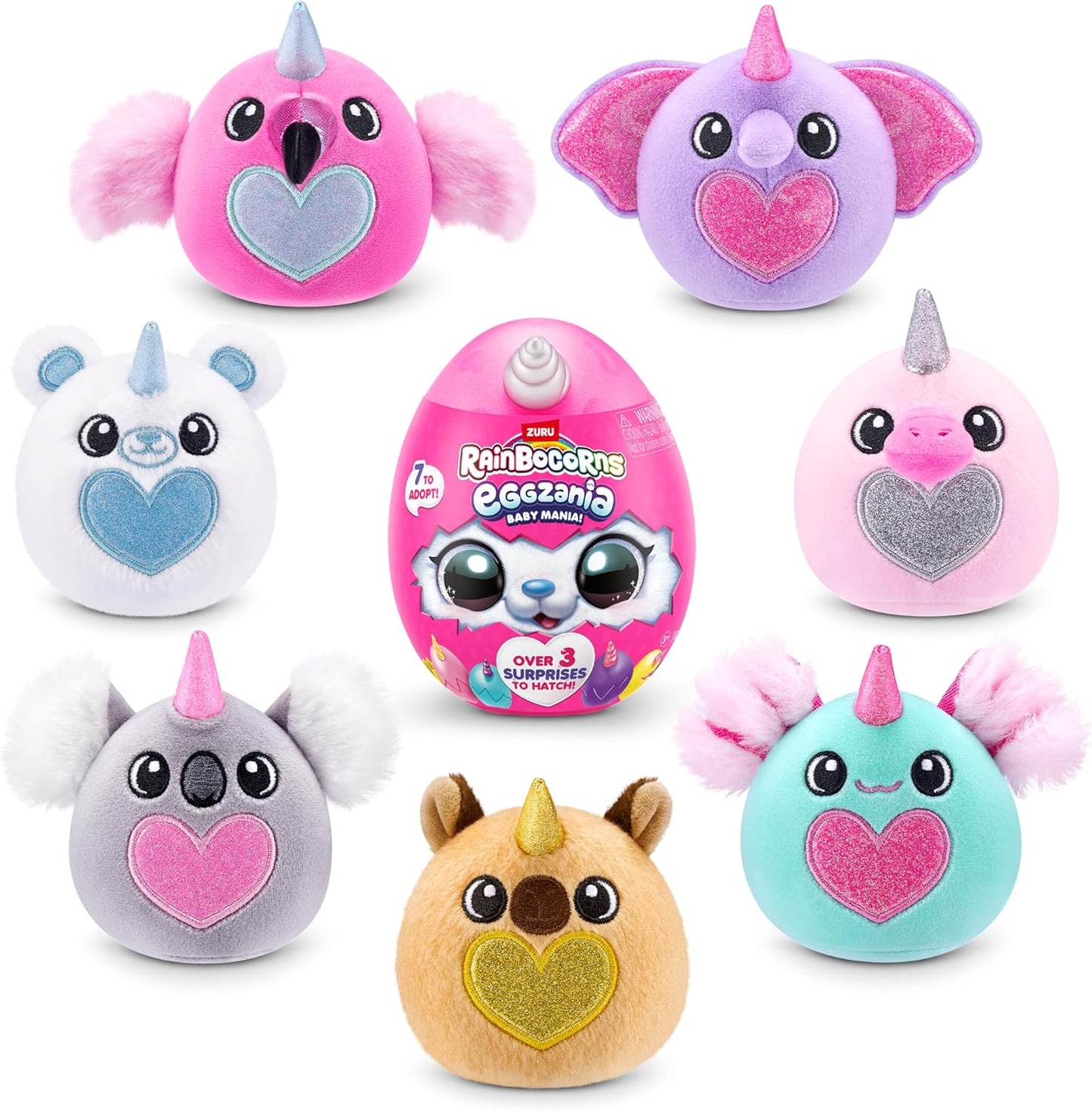 Zuru - Rainbocorns Eggzania Baby Mania Plush Toy