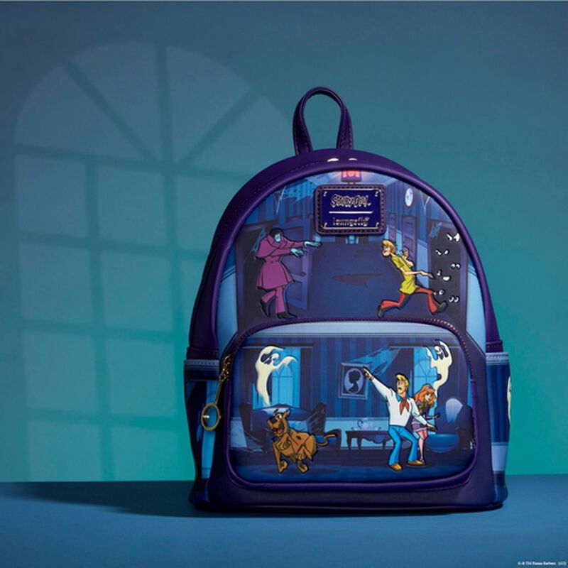 Loungefly - Scooby-Doo! Ghost Chase Glow in the Dark Mini Backpack