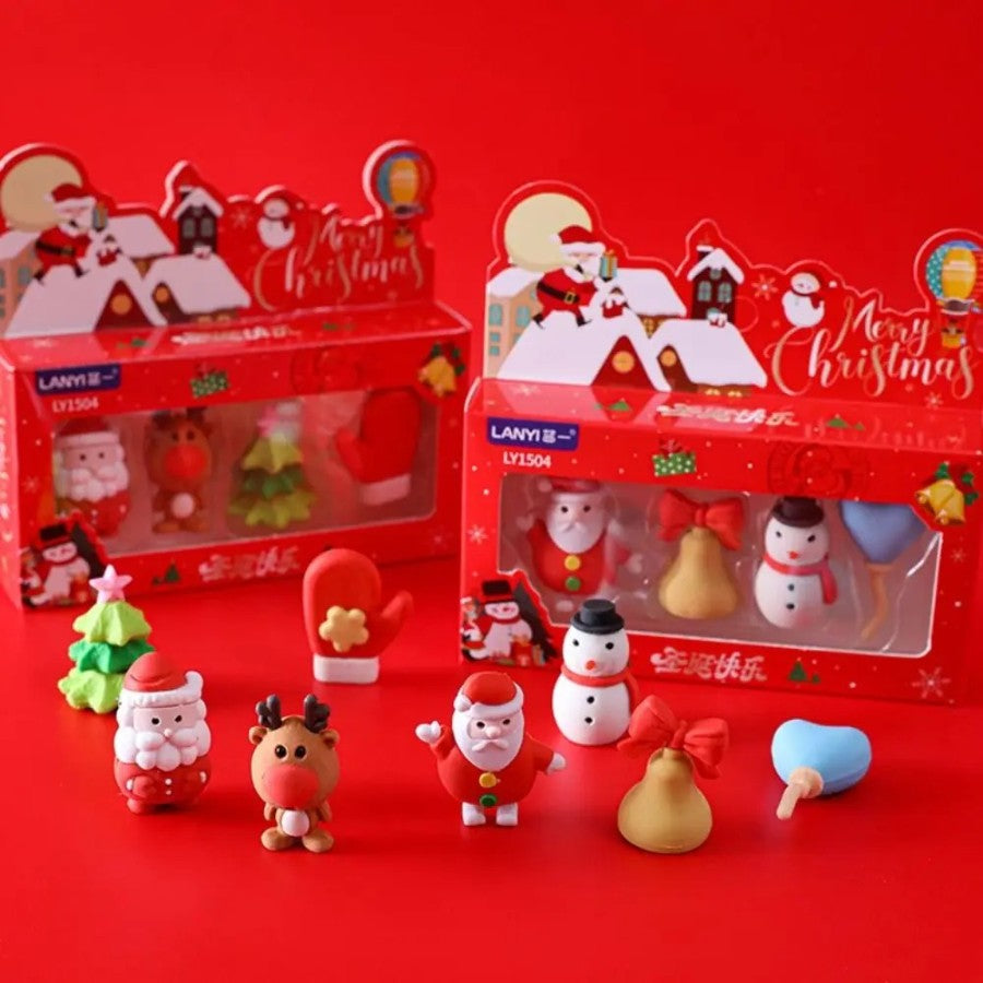 Christmas - Super Cute Erasers