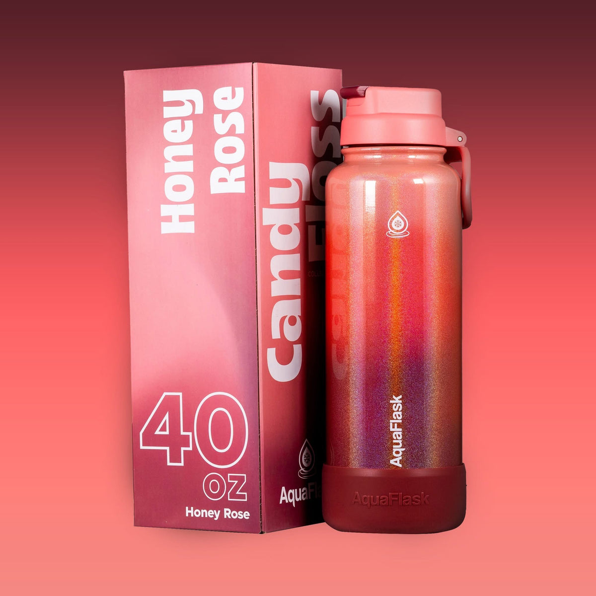 AquaFlask - Candy Floss with Silicone Boot | 40oz