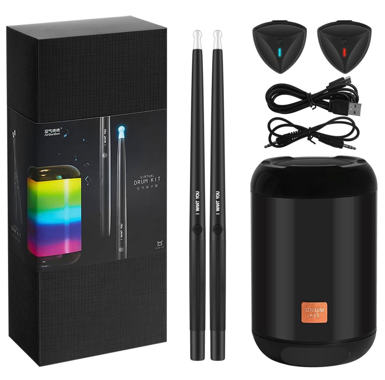 K20 Electronic Air Drum with Sticks