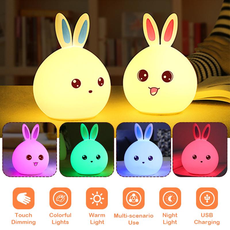 Rabbit Face - Cute Silicone Lamp