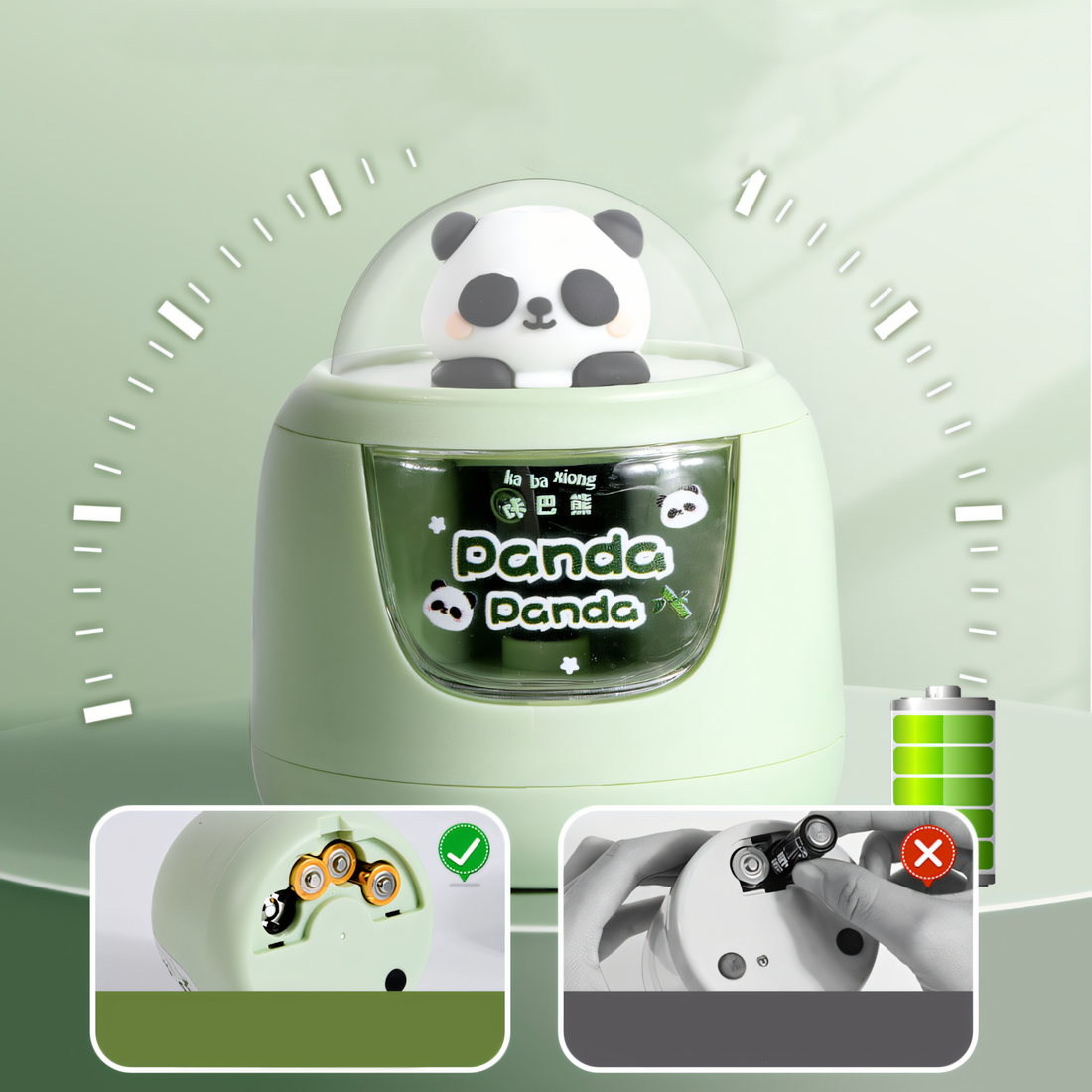 Space-Panda - Electric Pencil Sharpeners