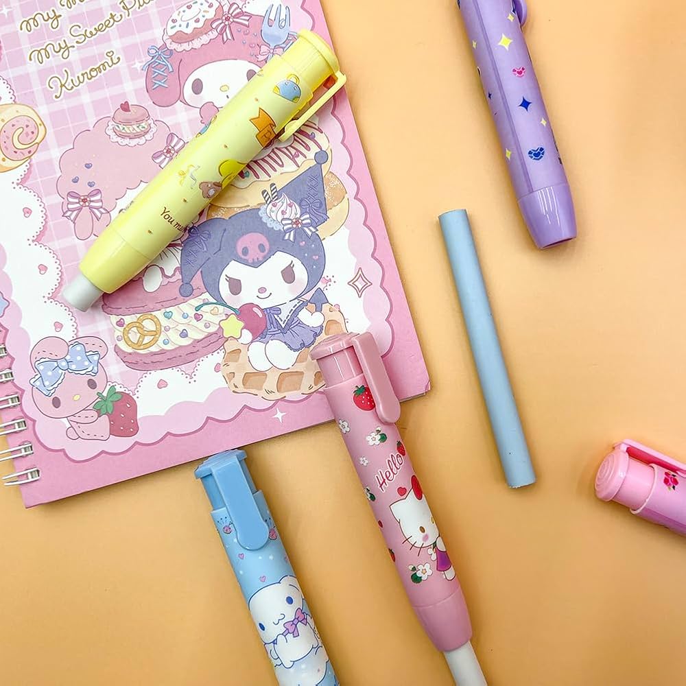 Kawaii-Sanrio - Push Pen Erasers