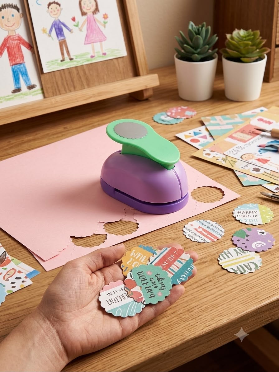 Round Punch Machine - DIY Art & Crafts