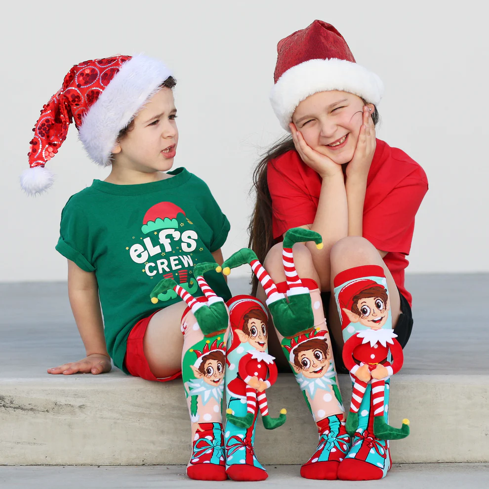 ELF CHRISTMAS SOCKS