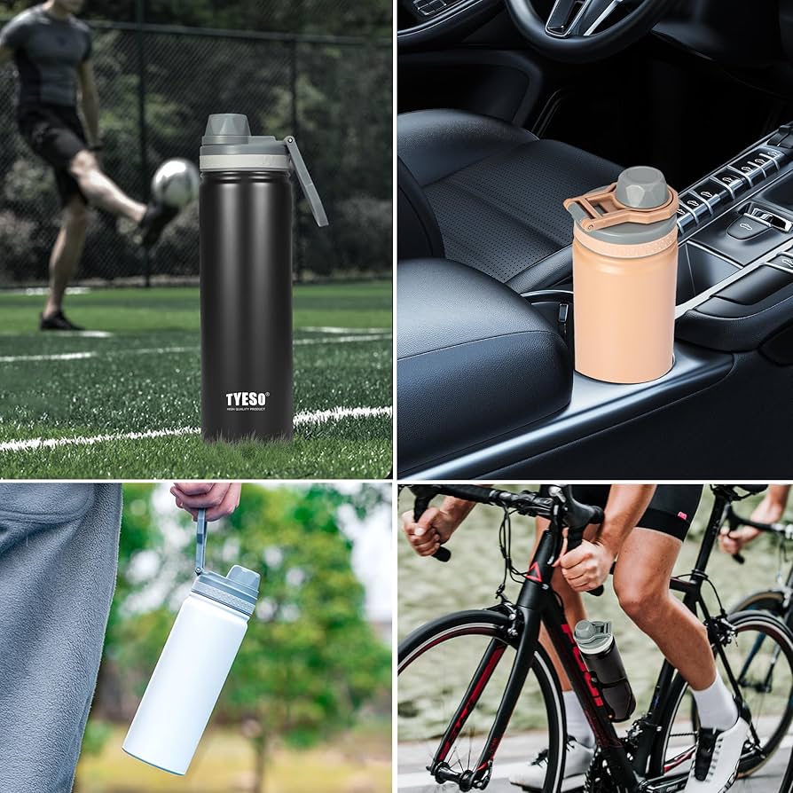 Tyeso - 750ml Vacuum Steel Bottle (Hot/Cold)