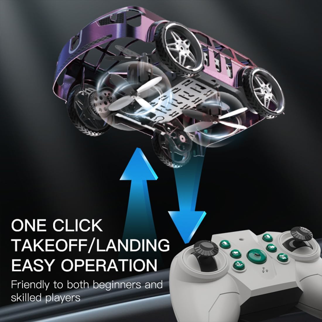 Flying Cars - 2.4GHZ Drone Air Racer