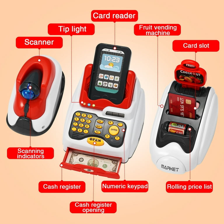 Home Supermarket - Kids Smart Cash Register Toy Set