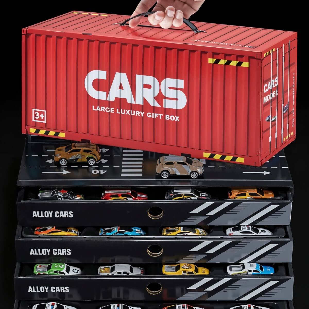 Cars - Large Luxury Gift Box | 48pcs Alloy Car