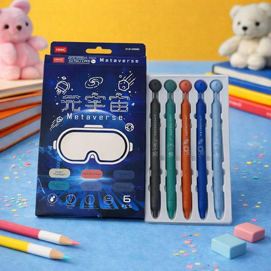 Metaverse 0.5mm Gel Pen Set Blue Ink