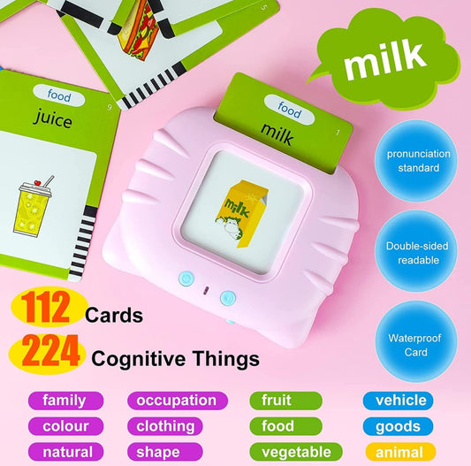 Upgraded Educational Card Game - Fun Learn for Toddlers