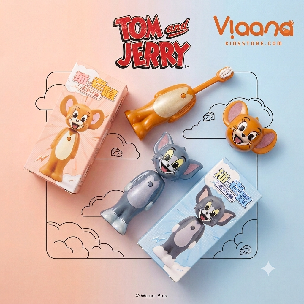 Tom and Jerry - 2pcs Baby Toothbrush
