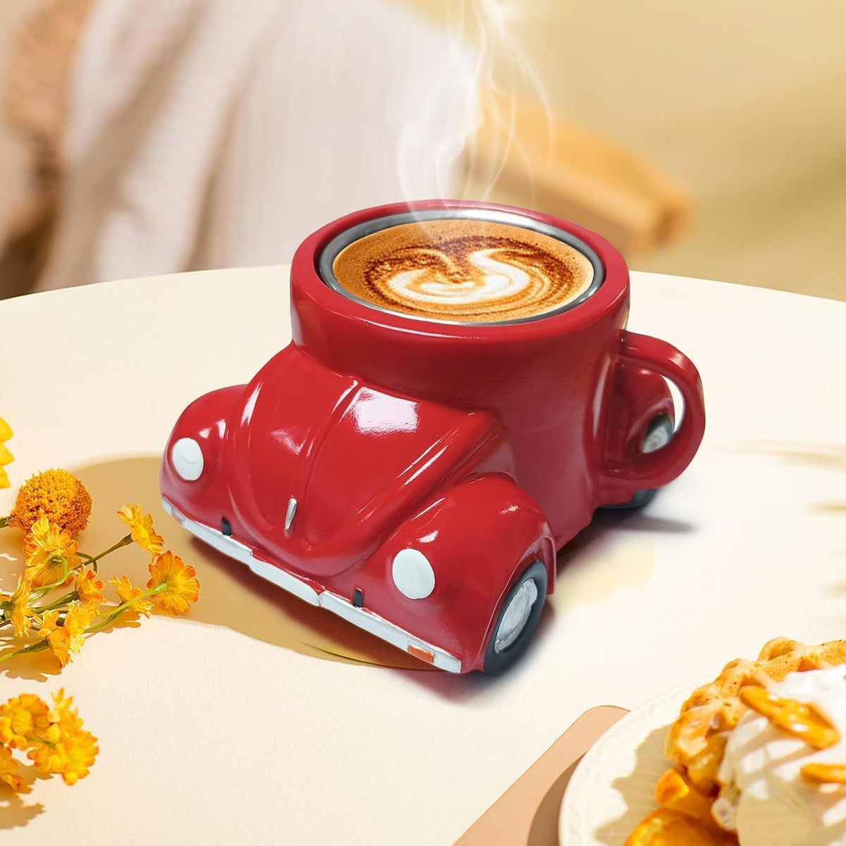 Vintage Beetle 3D Coffee Mug - Stainless Steel